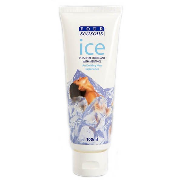 Four seasons - ice water-based lubricant - Product front view  | Flirtybay.com.au